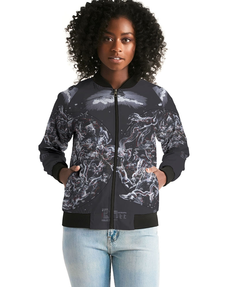 Deep Night Women's Bomber Jacket DromedarShop.com Online Boutique