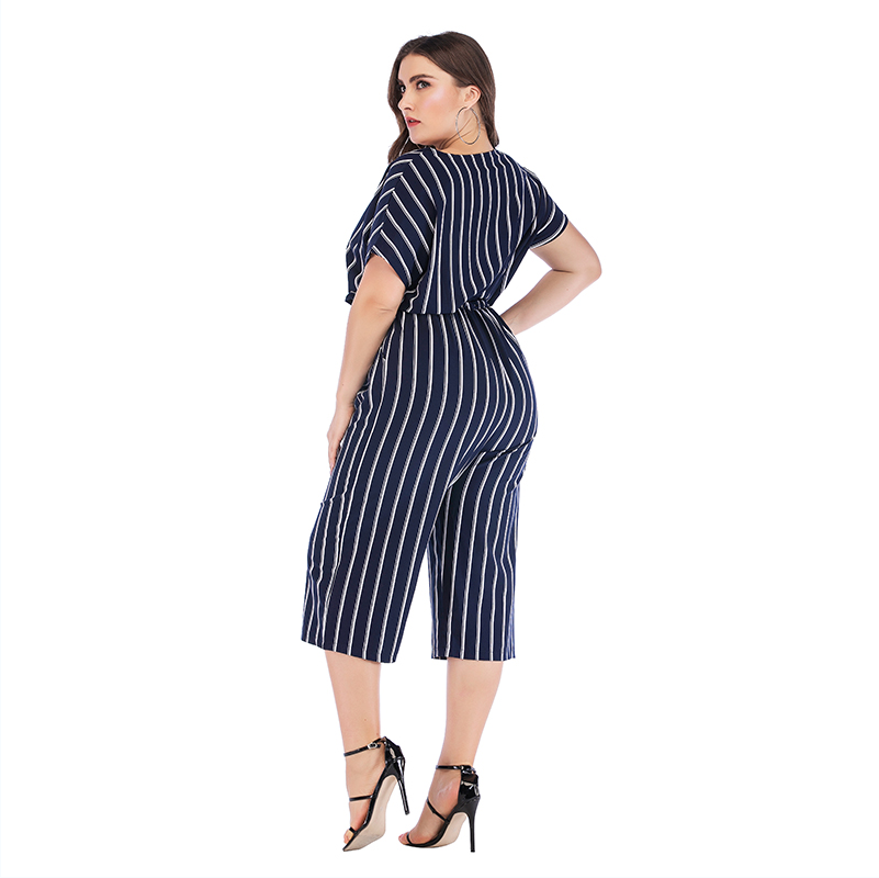 Plus Size Summer Office Lady Elegant Jumpsuit DromedarShop.com Online Boutique