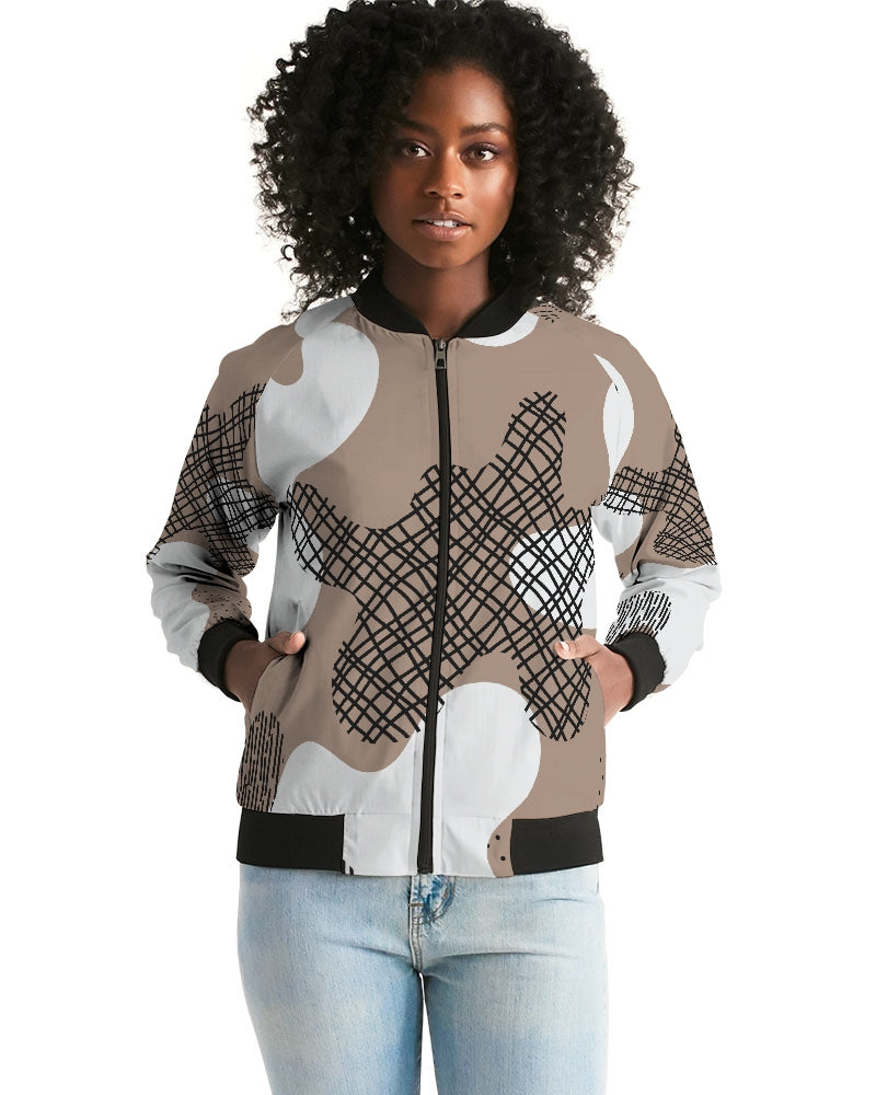 Chocolate Women's Bomber Jacket DromedarShop.com Online Boutique