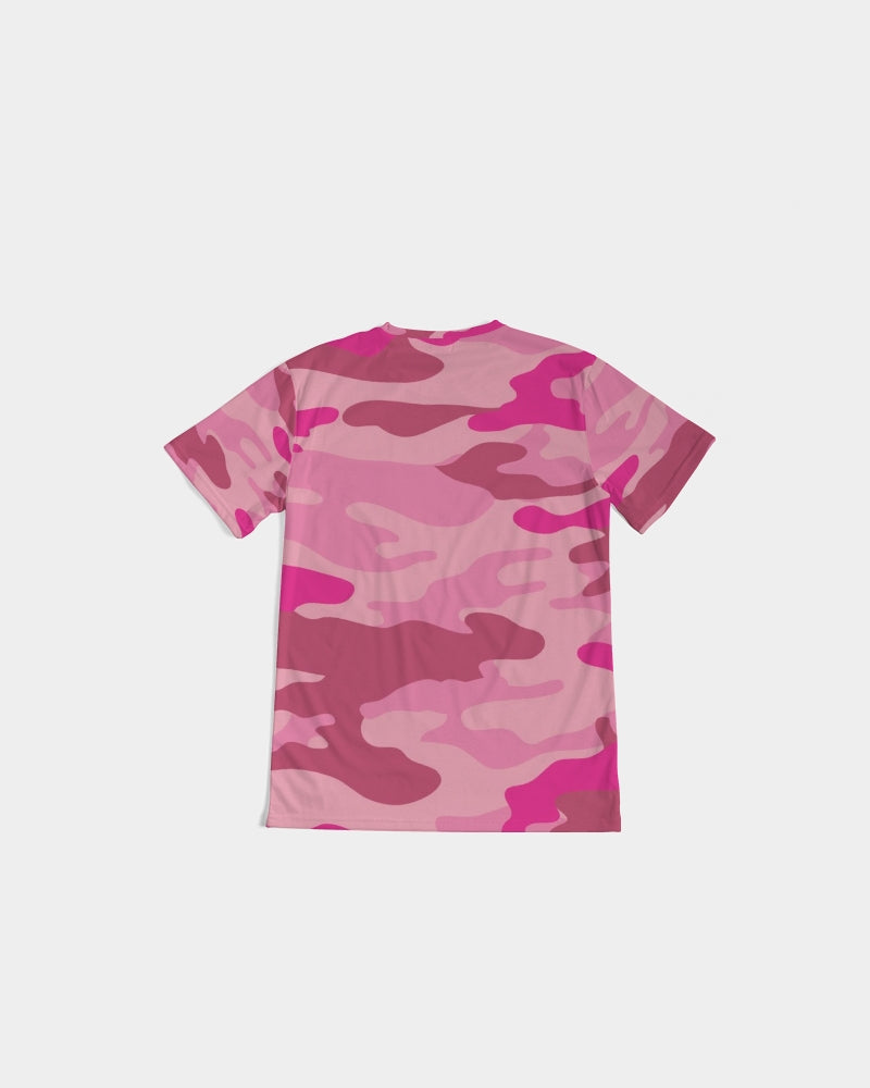 Pink 3 Color Camouflage Men's Tee DromedarShop.com Online Boutique