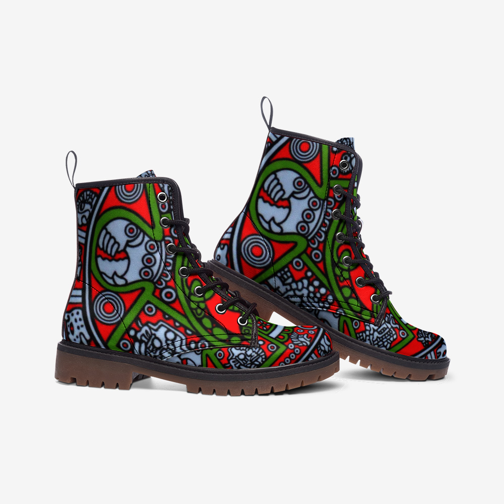 Aztec Casual Leather Lightweight Unisex Boots DromedarShop.com Online Boutique
