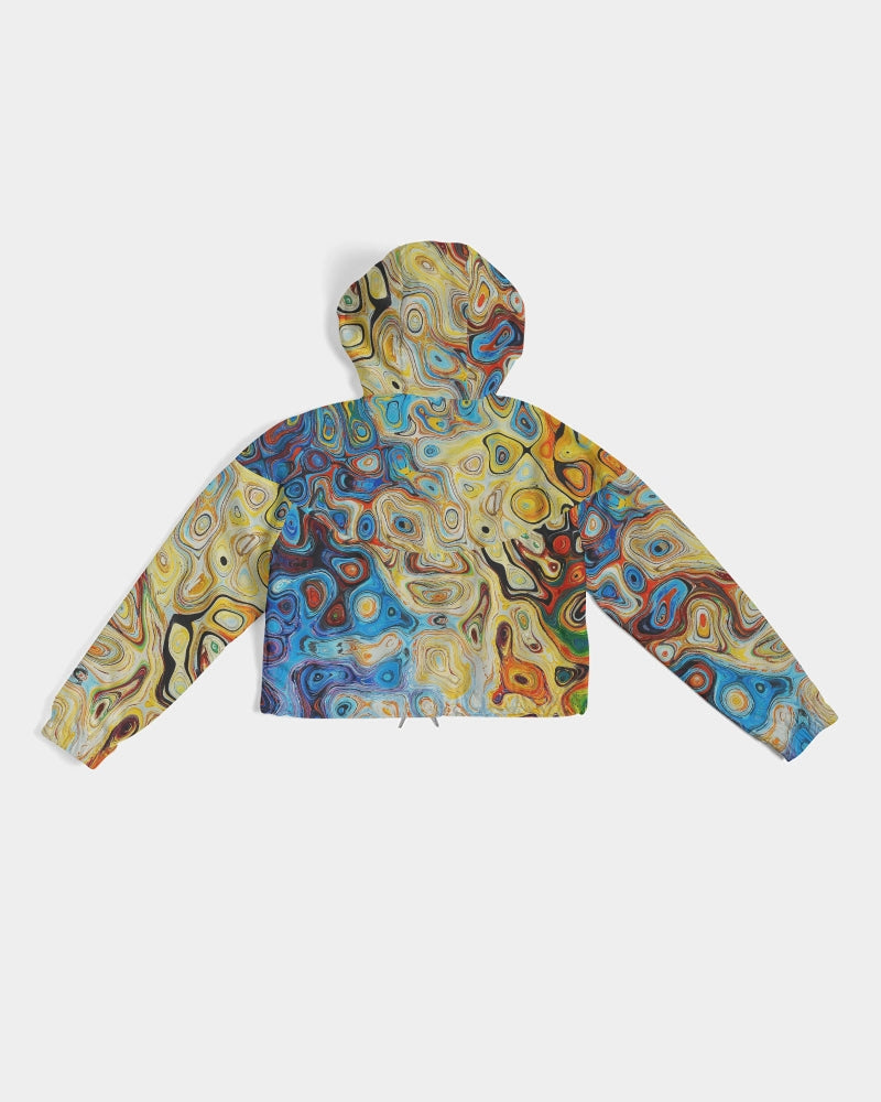 You Like Colors Women's Cropped Windbreaker DromedarShop.com Online Boutique