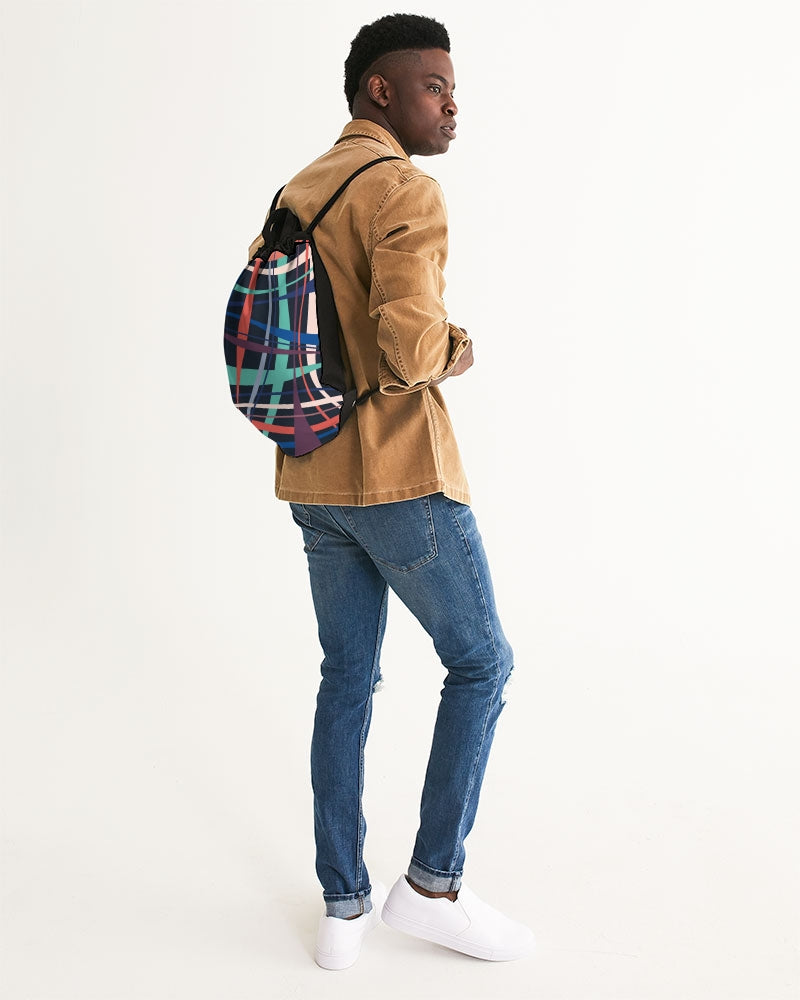 Weave Canvas Drawstring Bag DromedarShop.com Online Boutique