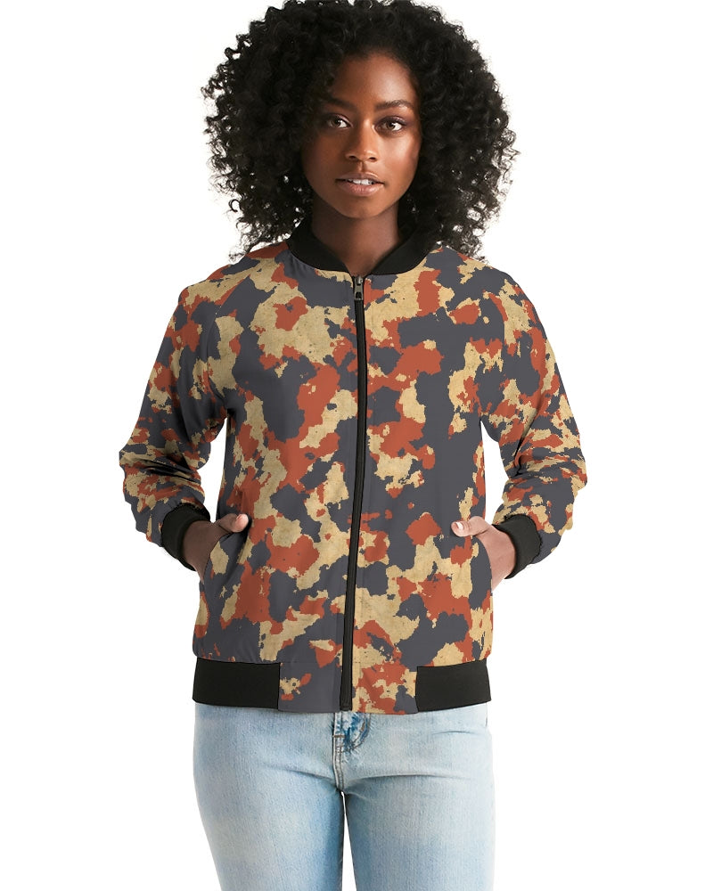 Military Red Women's Bomber Jacket DromedarShop.com Online Boutique