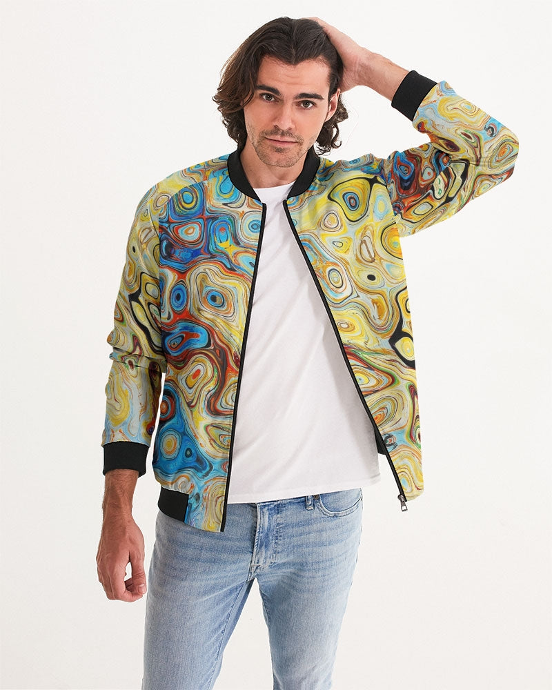 You Like Colors Men's Bomber Jacket DromedarShop.com Online Boutique
