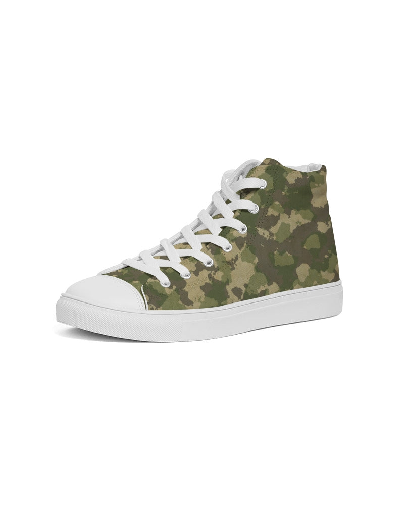 Military Green Men's Hightop Canvas Shoe DromedarShop.com Online Boutique