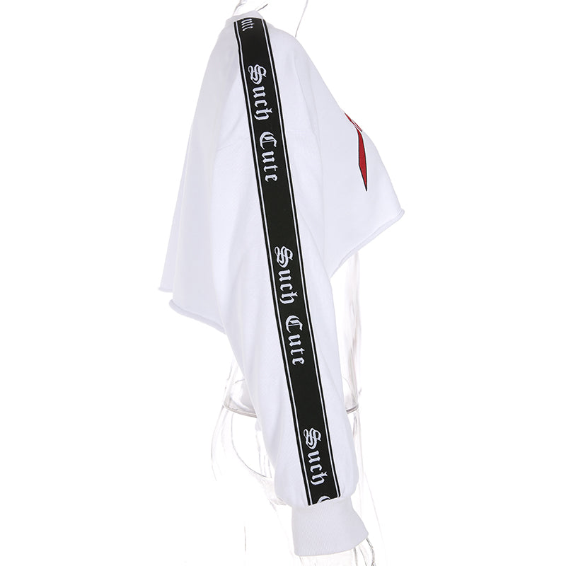 Oversized Crop Sweatshirt DromedarShop.com Online Boutique