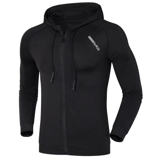 Men Run Fitness Sports Training Gym Breathable Quick Dry Jackets DromedarShop.com Online Boutique