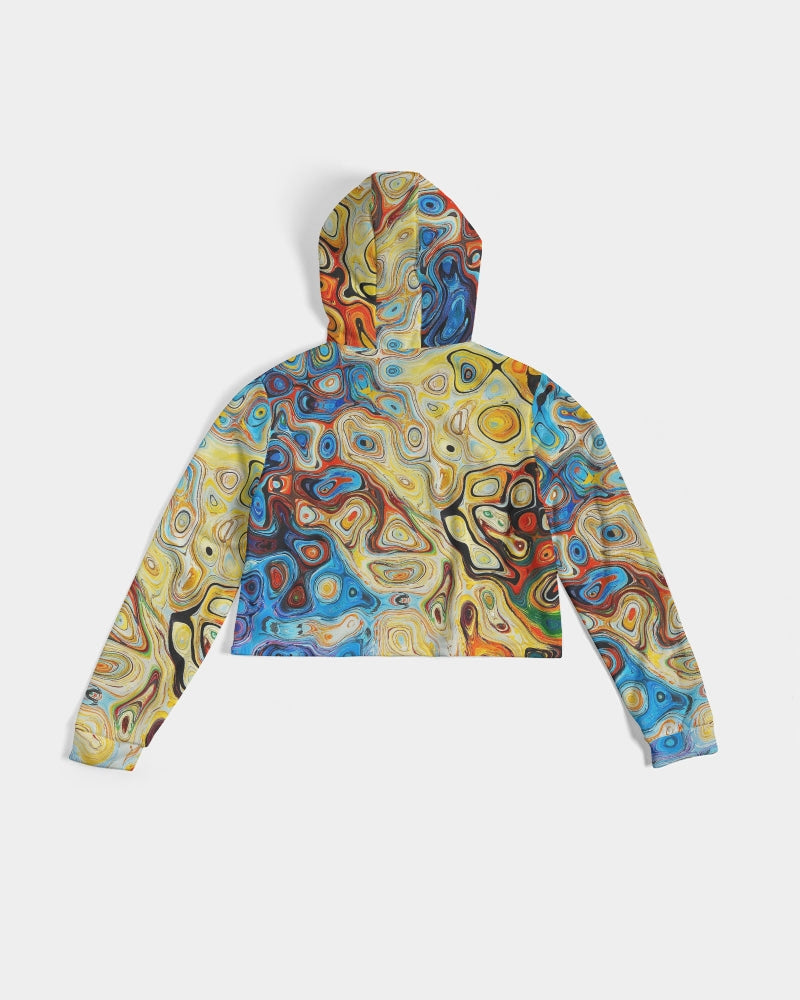You Like Colors Women's Cropped Hoodie DromedarShop.com Online Boutique