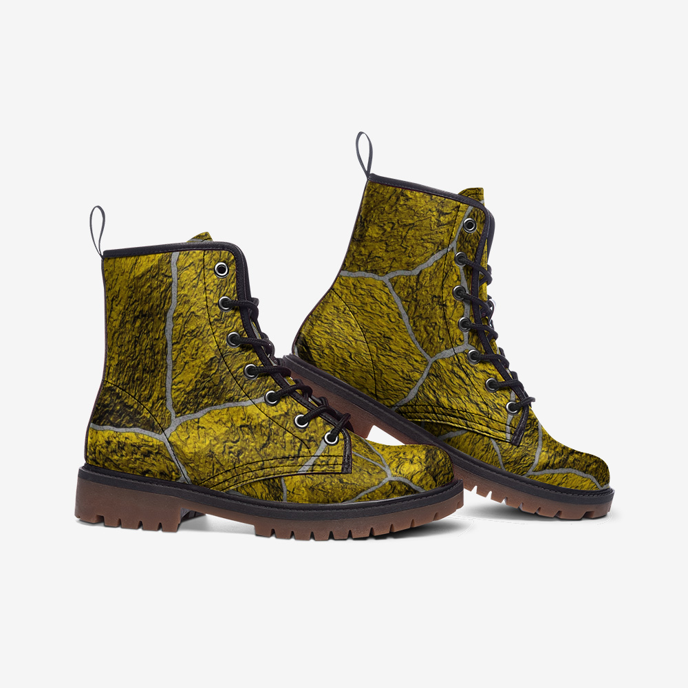 Yellow Lava Casual Leather Lightweight Unisex Boots DromedarShop.com Online Boutique