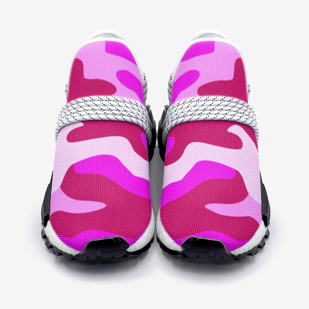 Intensive Pink Camouflage Unisex Lightweight Sneaker S-1 Boost DromedarShop.com Online Boutique