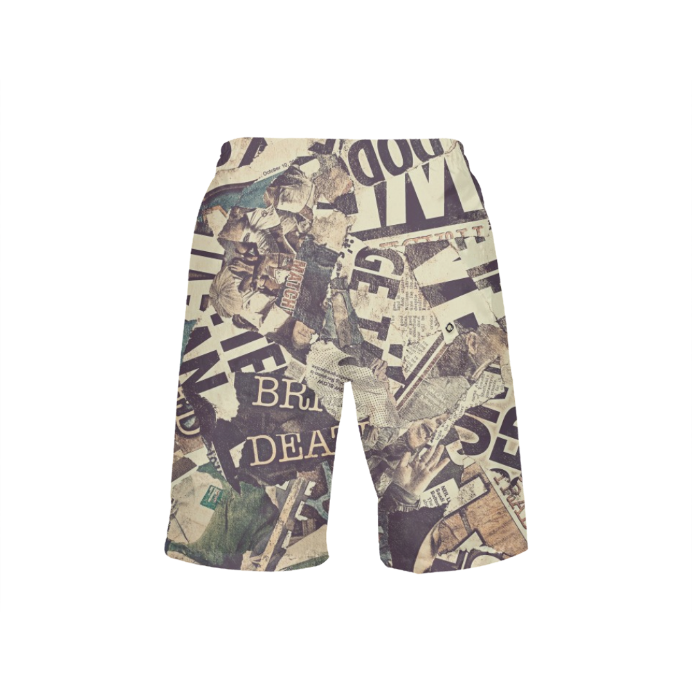 Newspaper Boy's Swim Trunk DromedarShop.com Online Boutique