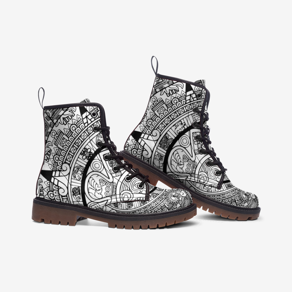 Aztec Times Casual Leather Lightweight Unisex Boots DromedarShop.com Online Boutique