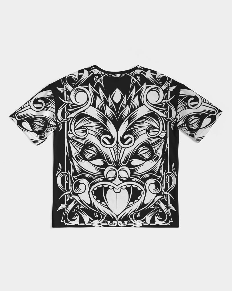 Maori Mask Collection Men's Premium Heavyweight Tee DromedarShop.com Online Boutique