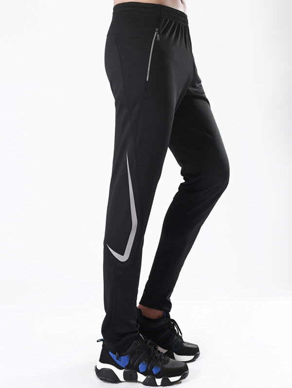Luminous Icon Stripe Zipper Pocket Activewear Pants - DromedarShop.com Online Boutique