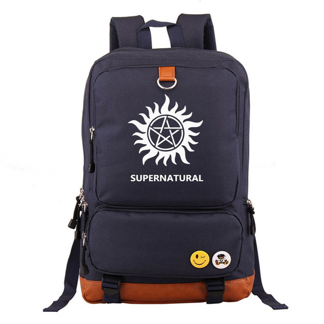 Supernatural School-Backpack DromedarShop.com Online Boutique