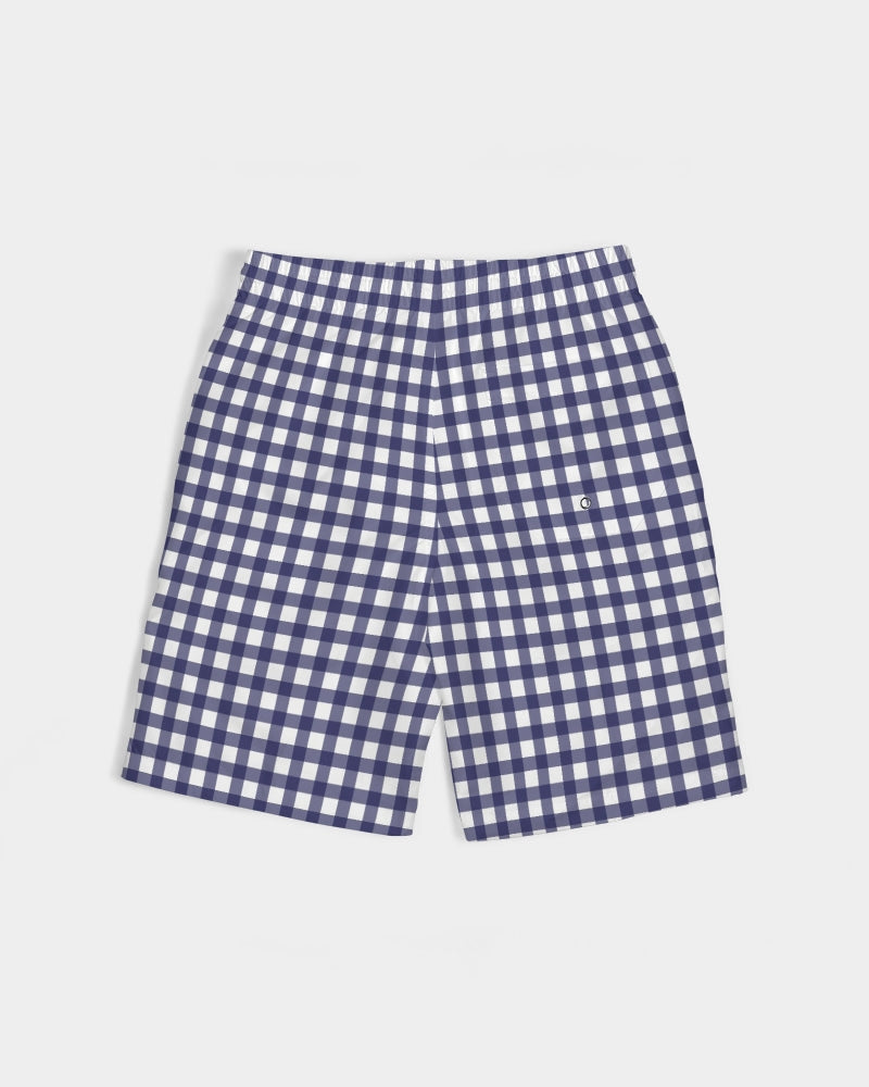 Gingham & Flowers Boy's Swim Trunk DromedarShop.com Online Boutique