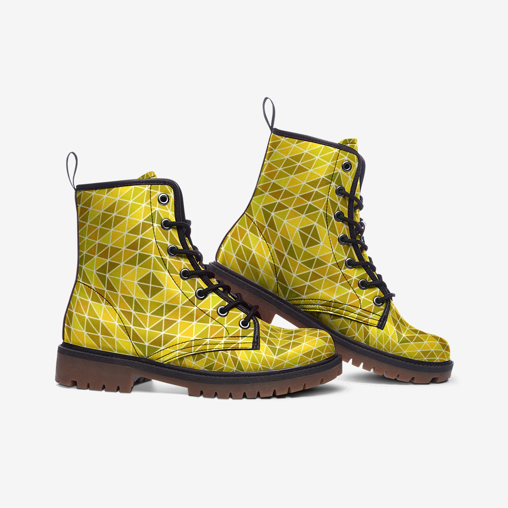 Native Gold Casual Leather Lightweight Unisex Boots DromedarShop.com Online Boutique