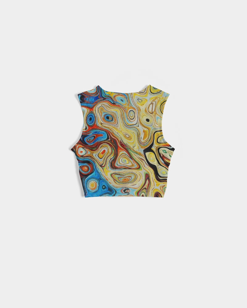 You Like Colors Women's Twist-Front Tank DromedarShop.com Online Boutique