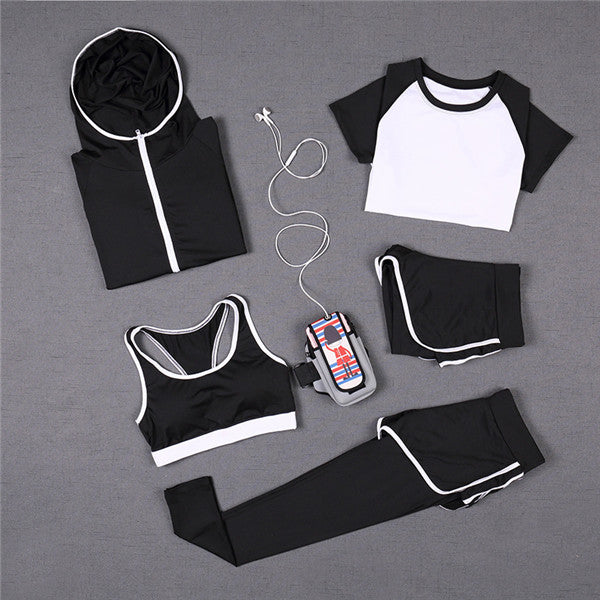 5 PCS Women Sport Set DromedarShop.com Online Boutique