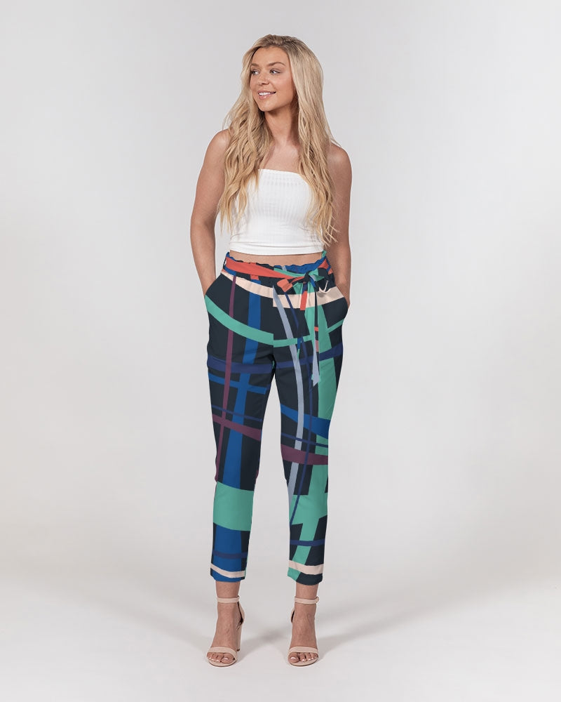 Weave Women's Belted Tapered Pants DromedarShop.com Online Boutique