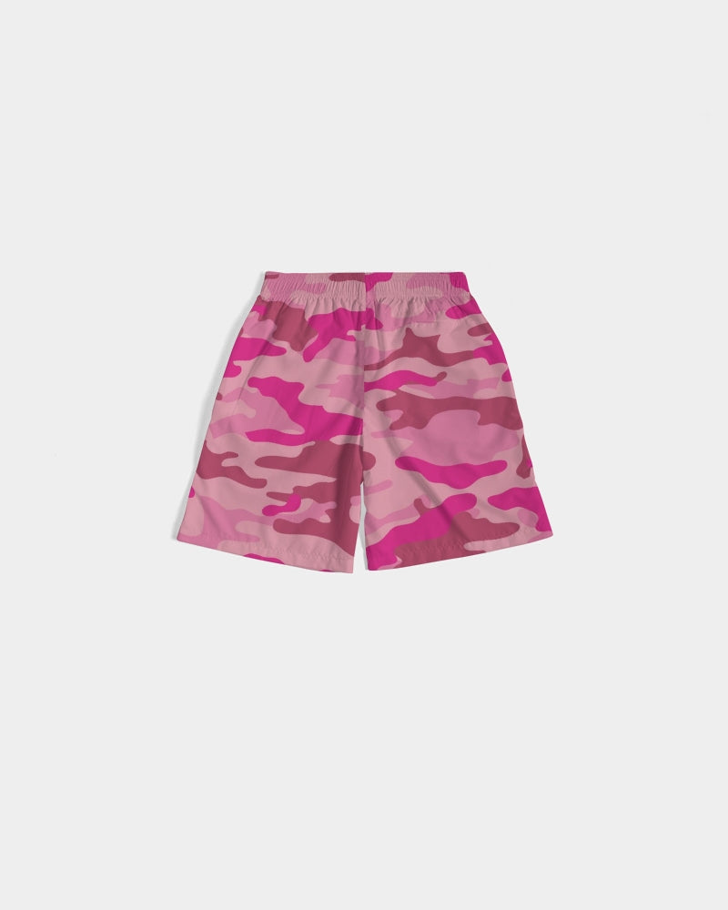 Pink 3 Color Camouflage Men's Jogger Shorts DromedarShop.com Online Boutique