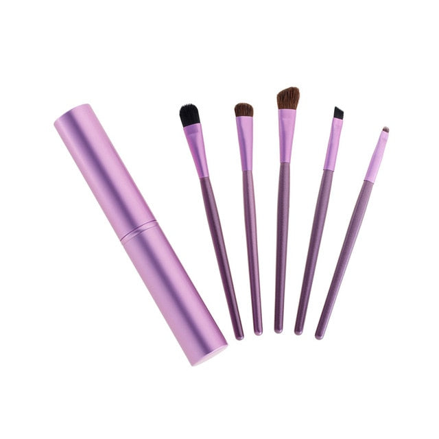 5pcs Travel Portable Mini Eye Makeup Brushes Set DromedarShop.com Online Boutique