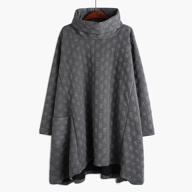 Women Solid Big Size Dress DromedarShop.com Online Boutique