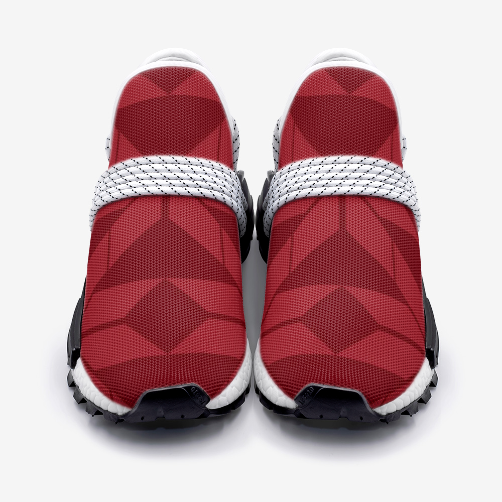 Aztec Red pattern Unisex Lightweight Sneaker S-1 Boost DromedarShop.com Online Boutique
