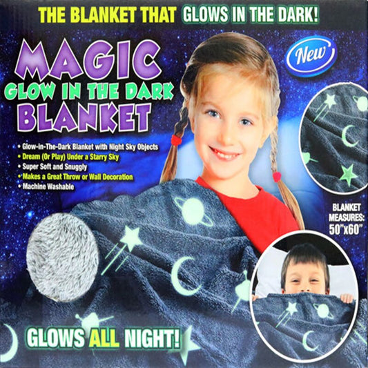 Magic Glow In The Dark Blanket DromedarShop.com Online Boutique