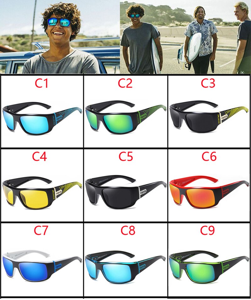 Polarized Sport Unisex Sunglasses UV 400 Protection DromedarShop.com Online Boutique
