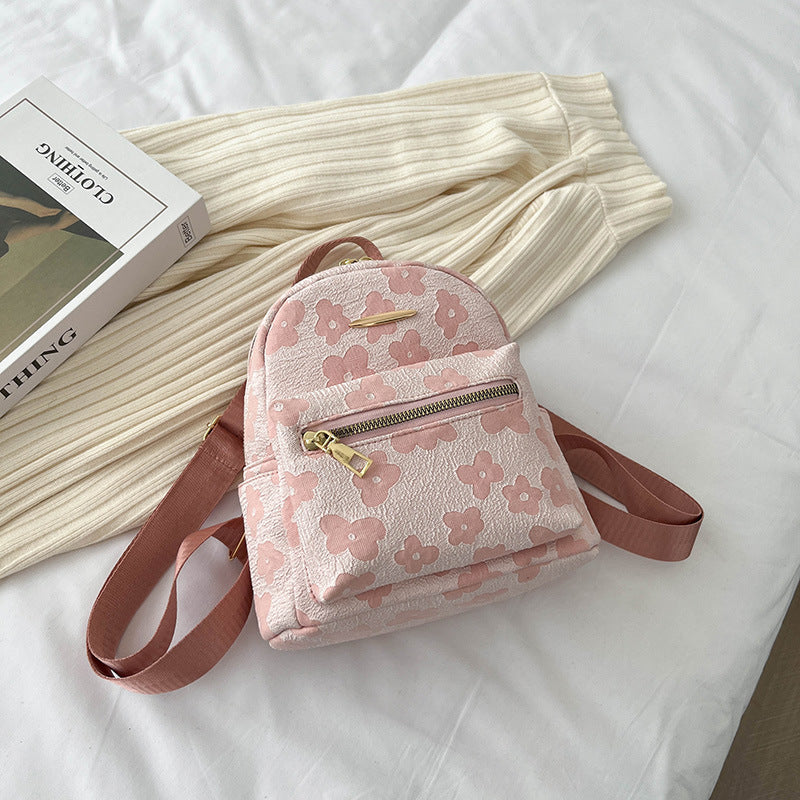 Women Vegan Leather Small Backpack DromedarShop.com Online Boutique