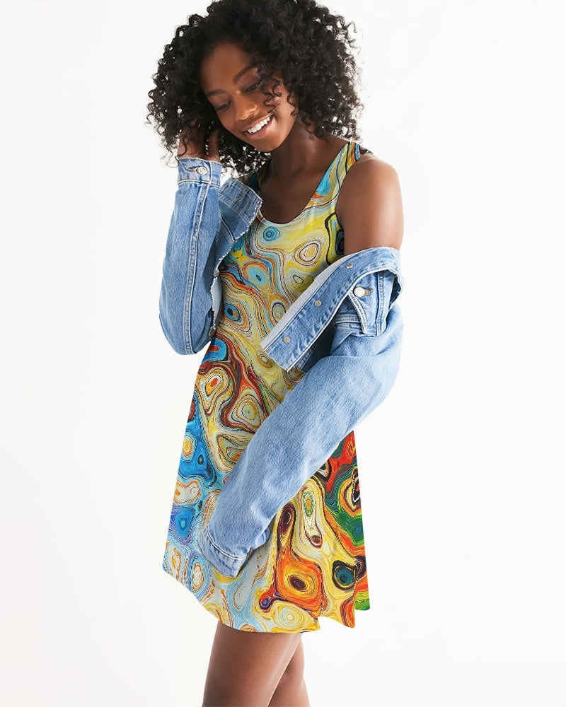 You Like Colors Women's Racerback Dress DromedarShop.com Online Boutique