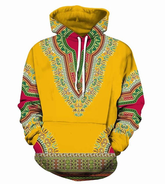 3D Traditional African Dashiki Hoodie Sweatshirts - DromedarShop.com Online Boutique