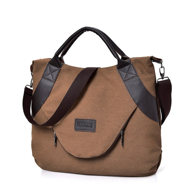 Summer Women Canvas Shoulder Bag DromedarShop.com Online Boutique