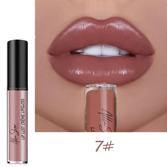 Nude Shiny Glitter Shimmer Moisturizing Lip Gloss Lipstick DromedarShop.com Online Boutique