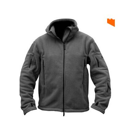 Man Fleece Tactical Softshell Jacket Polartec Thermal Hooded DromedarShop.com Online Boutique