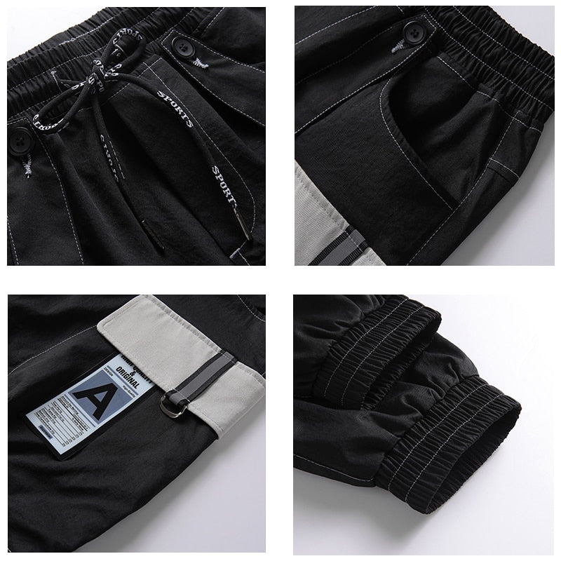 Men Sports Hip Hop Streetwear Cargo Pants DromedarShop.com Online Boutique