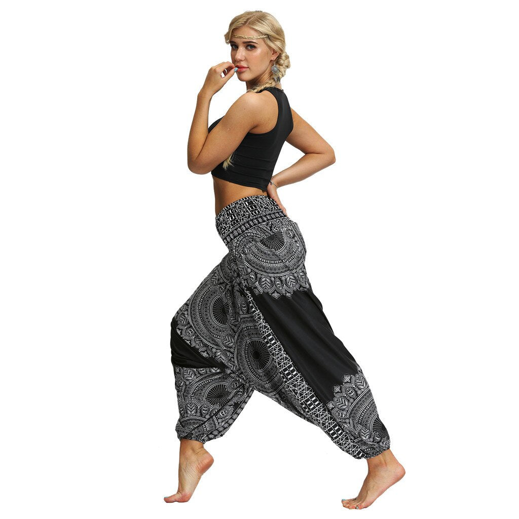 Women's Pants Casual Loose Yoga Trousers Baggy Vintage Boho Pants DromedarShop.com Online Boutique