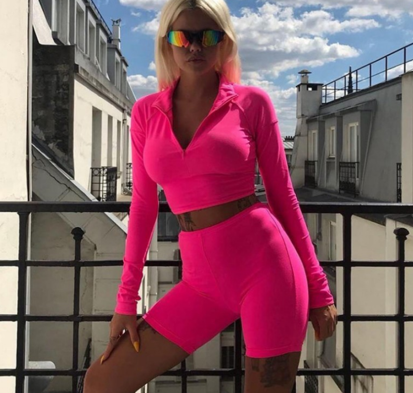 Women Fitness Two Pieces Sets DromedarShop.com Online Boutique