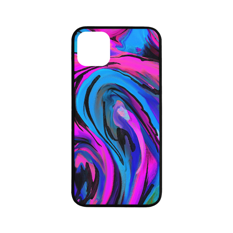 Rubber Case for iPhone 11 Pro Max 6.5" Aurora Borealis custom design DromedarShop.com Online Boutique