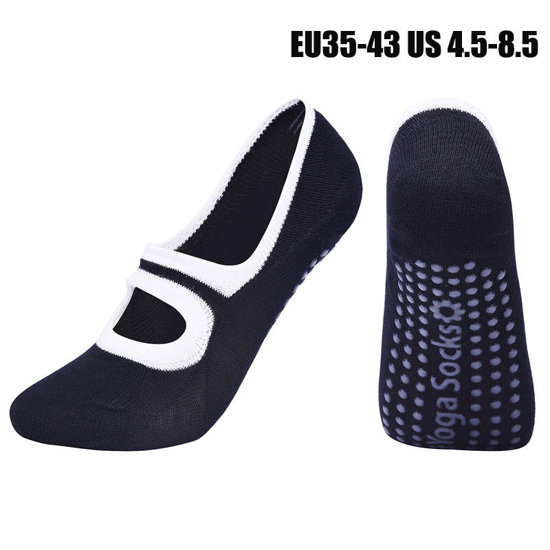 Women High Quality Pilates Socks Anti-Slip Breathable Backless Yoga Socks DromedarShop.com Online Boutique