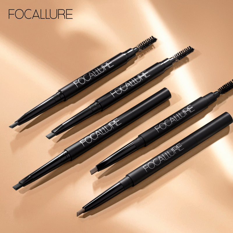 Waterproof 3 Colors Eyebrow Pen Pencil with Brush Makeup Cosmetics Tools DromedarShop.com Online Boutique