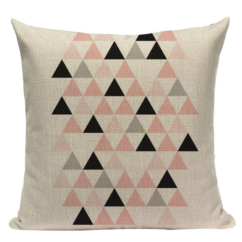 Natur Geometric-Throw Pillow Cover-Home Decor Collection DromedarShop.com Online Boutique
