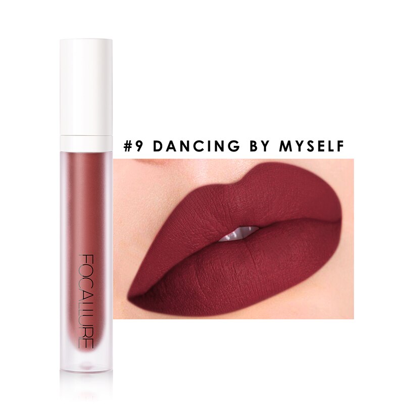 Velvet Liquid Waterproof Long Lasting 9 Colors Matt Lipstick DromedarShop.com Online Boutique