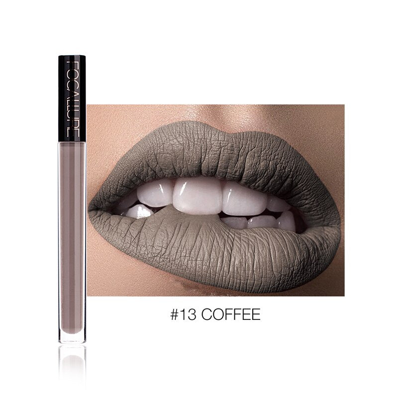 Liquid Matte Lip Tint Pigment Waterproof Nude Gloss Kiss-proof Lipstick DromedarShop.com Online Boutique