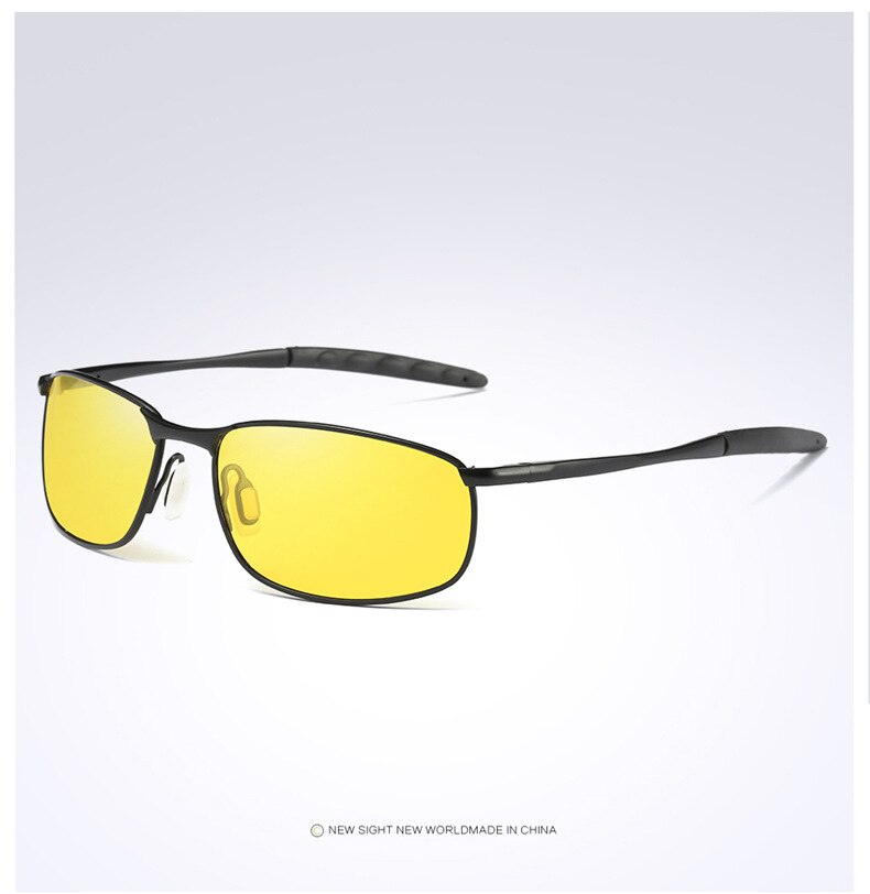 Polarized Metal Frame Night Vision Unisex Sunglasses DromedarShop.com Online Boutique