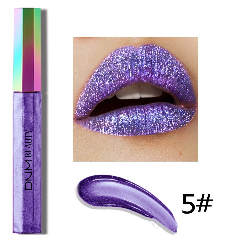 Long Lasting Waterproof Liquid Shimmer Diamond Glitter Pearl Lipgloss DromedarShop.com Online Boutique