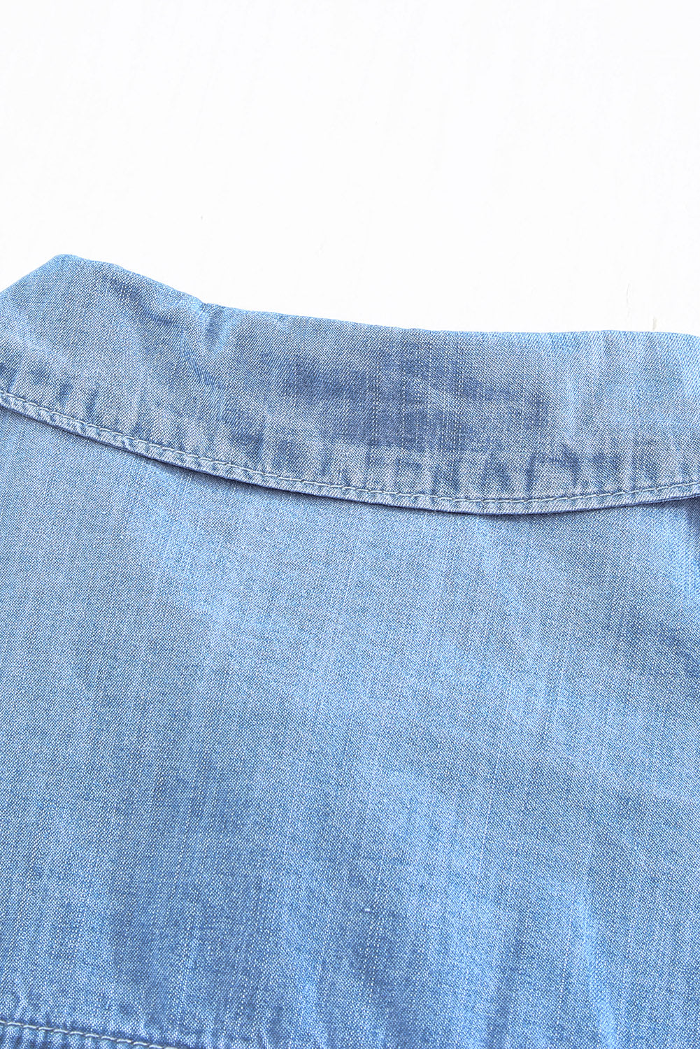 Button Front Collared Short Sleeve Shirt - DromedarShop.com Online Boutique