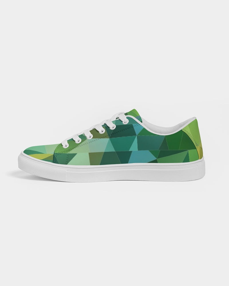 Green Line 101 Men's Faux-Leather Sneaker DromedarShop.com Online Boutique